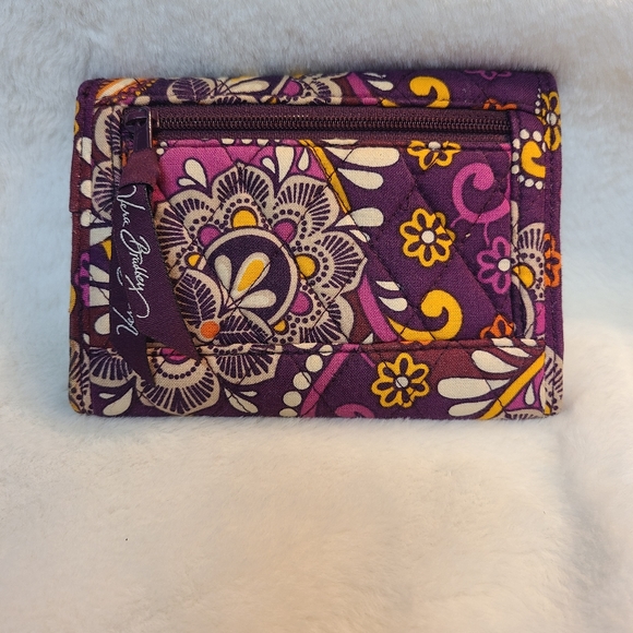 Vera Bradley Tri-Fold Euro Wallet (Safari Sunset) GUC - Picture 3 of 13